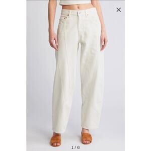 NWT Re/Done by Free People Engineered Wide Leg Jeans.  Size 31. Retail $350
